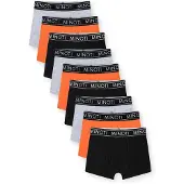 MINOTI Sous-vêtements gris / orange / noir / blanc