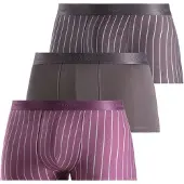s.Oliver Boxers 'Hipster' anthracite / mauve / baie / blanc cassé