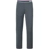 s.Oliver Pantalon de pyjama pétrole / rouge / blanc cassé