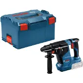 Bosch Marteau perforateur sans fil GBH 18V-24 C Professional 18 V 2,4 J Brushless SDS plus ( 0611923002 ) + L-BOXX - sans batterie, sans chargeur