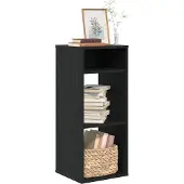 vidaXL Bibliothèque noir 34x31x80 cm bois d'ingénierie
