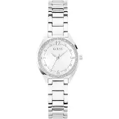 GUESS Montre à affichage analogique blanc