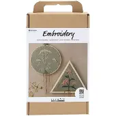 Creativ Company Frame Embroidery Craft Kit Beige