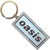 Oasis Logo Sky Blue Schlüsselanhänger, Bleu