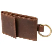 Alassio 42243 mini porte-monnaie, en cuir, marron