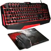 SPIRIT OF GAMER Esprit De Joueur Pro-mk3 Clavier Et Souris De Jeu Rouge Rouge One Size