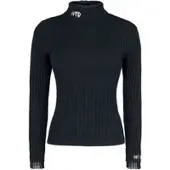 Jawbreaker Sweat-shirt Gothic de Jawbreaker - Pull Col Roulé Avoid - XS - L - pour Femme - noir - Taille M