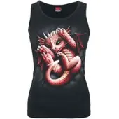 Spiral Top Gothic de - Whelp - S - XXL - pour Femme - noir - Taille S