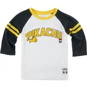 Pokémon Manches longues Gaming de - Enfants - Pikachu 025 - 158/164 - pour Enfants - noir/blanc - Taille 13-14 Ans