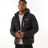 Bench Vestes Puffa Gaudino Homme Noir