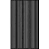vidaXL Paillasson noir et gris à rayures 115x200 cm