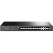 TP-LINK Commutateur, , TL-SG3428XF, Jetstream, L2 géré, 20 emplacements d'extension SFP Gigabit, 4 ports Combo Gigabit RJ45/SFP Po
