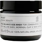 Evolve Organic Beauty Masque SOS True Balance d'Organic Beauty, soin clarifiant à l'argile anti-imperfections, 60 ml