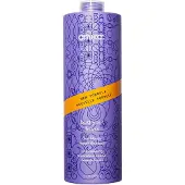 Amika Bust Your Brass Cool Blonde shampoing tonifiant violet pour cheveux blonds et gris 1000 ml