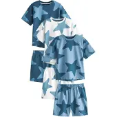 Next Pyjama bleu / bleu marine / blanc