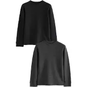 Next Maillot de corps anthracite / noir