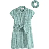 Next Robe vert / blanc