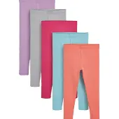 Next Leggings bleu clair / gris clair / lavande / fuchsia