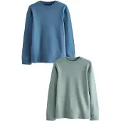 Next Maillot de corps bleu / jade