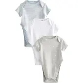 Next Barboteuse / body bleu-gris / vert pastel / blanc