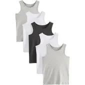 Next Maillot de corps gris foncé / gris chiné / blanc