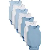 Next Barboteuse / body bleu-gris / bleu clair / blanc