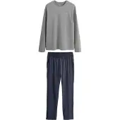 Next Pyjama long bleu marine / gris