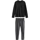 Next Pyjama long gris / noir