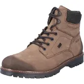 Rieker Bottines à lacets noisette / noir