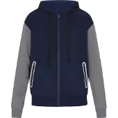 Sloan Veste de survêtement marine / gris foncé / blanc
