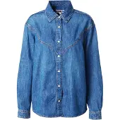 ONLY Chemisier 'ONLSevigny' bleu denim