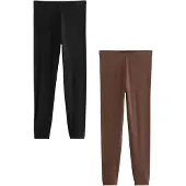 Next Leggings marron / noir
