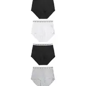 Next Slip gris chiné / noir / blanc