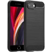 IMoshion Coque Brushed Apple iPhone 17e / 16e - Noir