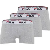 FILA Boxers gris clair / gris chiné / rouge sang / noir