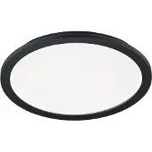 RL LIVE YOUR LIGHT Trio Leuchten - Panneau LED design rond noir 40 cm incl. LED à intensité variable sur 3 niveaux - Lope Dimmer I Dimmable - plastique rond - I (non interchangeable) LED