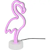 RL LIVE YOUR LIGHT Leuchten - Lampe de table néon design I Lampe de table I Lampe I Lampe blanche incl. LED - Flamenco I Chambre à coucher - Plastique Autre - I LED (non remplaçable)