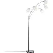 TRIO Lampe de table abat-jour Tommy 5 gris clair