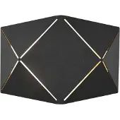 TRIO Applique Led Zandor Noire, Largeur 18 Cm