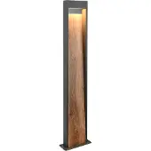 TRIO Lampadaire Salmon Gris avec bois 100cm