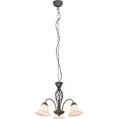 TRIO Lustre RUSTICA 3xE14 40W brun antique