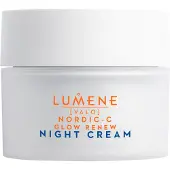 Lumene Nordic-C [Valo] Glow Renew Night Cream - Revitalizing Facial Hydratrizer with Arctic Cloudberry Hyaluronic Acid and Vitamin C - Radiance V