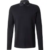 HUGO BOSS Polo à manches longues en piqué de coton
