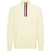 FQ1924 Pull-over 'Kyle' bleu nuit / rouge / coquille d'oeuf