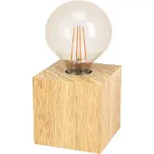 Eglo 43733 PRESTWICK 2 E27 Lampe de table 95x95mm Marron