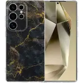 IMoshion Coque Design pour Samsung Galaxy S25 Ultra - Black Marble