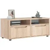 vidaXL Armoire TV VISNES Chêne Sonoma 100x40x38 cm Bois composite