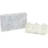 J-Line Boîte avec 3 huiles de parfum et bâtonnets White Gardens