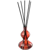 J-Line Diffuseur de Parfum en Verre "Li-Ly" 500ml Incense Rouge