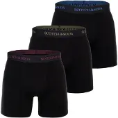 Scotch & Soda Boxers saphir / jaune foncé / grenadine / noir